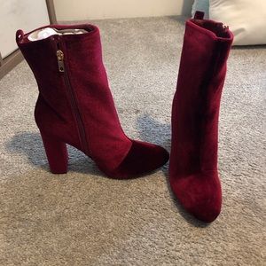 Size 9 Red Booties